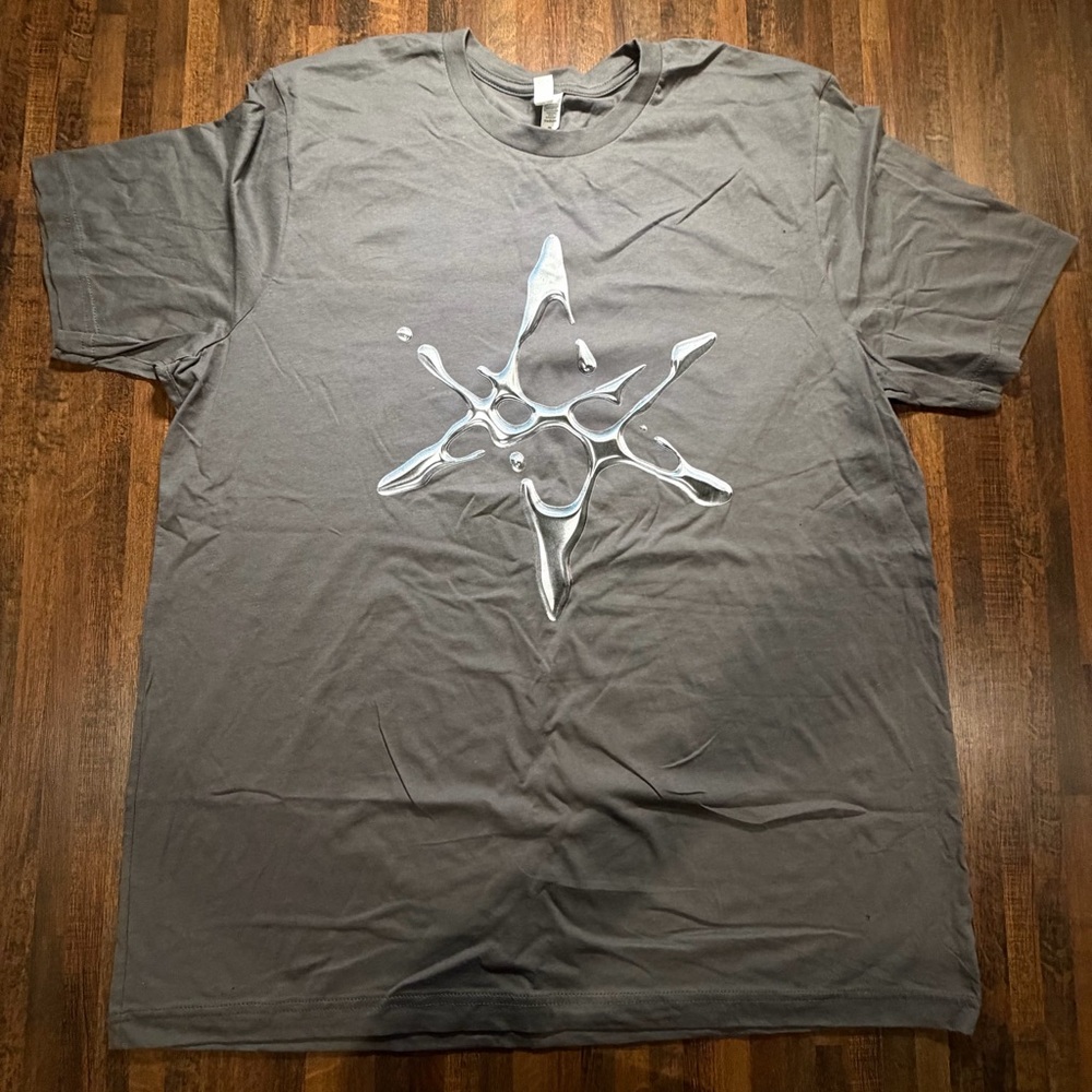 Bella Canvas Charcoal Star Graphic Tee